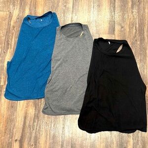 Women's Muscle Tank Tops - Blue, Gray, and Black